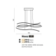 Lampa wisząca Waves (gold) AZ4058 AZZARDO