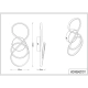 Lampa sufitowa ZEPHYRA C240842601 ZUMA LINE