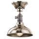 Mała lampa wisząca Cobson – 1 źródło światła – Polerowany nikiel KL-COBSON-MP-PN Elstead Lighting
