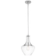 lafabryka.pl Mała lampa wisząca Everly – 1 źródło światła – Chrom KL-EVERLY-P-S-CH Elstead Lighting