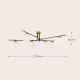 Lampa sufitowa Ceiling Lamp Nostalgia MOD048CL-06G Maytoni