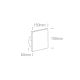 lafabryka.pl Kinkiet The Backlight Range 67450A/AN/W ONE LIGHT