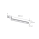 lafabryka.pl Reflektor Adjustable LED Linear Track Light 65026T/B/C ONE LIGHT 50cm