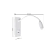 lafabryka.pl Kinkiet BASE 8W+2W WHITE ML6349 Milagro