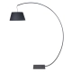 lafabryka.pl CELIA F0046 LAMPA PODŁOGOWA CZARNA MaxLight