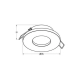lafabryka.pl LAMPA SPOT ZUMA LINE CHIPA DL SPOT ARGU10-034 IP54