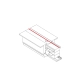 lafabryka.pl Końcówka zasilająca wpuszczana lewa biała CTLS RECESSED POWER END CAP, LEFT (PE-L) WHITE 8234 Nowodvorski