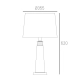 lafabryka.pl Lampa stołowa Charlotte - T01332WH CosmoLight