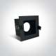lafabryka.pl Oprawa podstropowa Dark Light Square Metal 51105TA/B ONE LIGHT