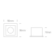 lafabryka.pl Oprawa podstropowa Dark Light Square Metal 51105TA/B ONE LIGHT