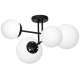 lafabryka.pl Lampa sufitowa LIMA BLACK 4xE14 MLP6527 Milagro