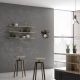 lafabryka.pl Kinkiet OZZY BLACK / WOOD 1xE27 60W MLP6250 Milagro