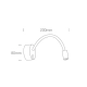 lafabryka.pl Kinkiet Reading Spots 65738A/W/W ONE LIGHT