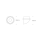 lafabryka.pl Oprawa podstropowa Recessed Spots Fixed 10105E1/W/B ONE LIGHT