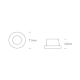 lafabryka.pl Oprawa podstropowa Recessed Spots Fixed 10105H/BS ONE LIGHT