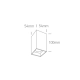 lafabryka.pl Plafon Surface Shop Square Boxes 12107B/W/W ONE LIGHT