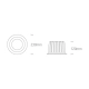 lafabryka.pl Oprawa podstropowa The COB Downlight Range Die Cast 10160CA/W/W ONE LIGHT 3000K