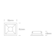 lafabryka.pl Oprawa podstropowa The Chill Out Range Square 50105M/B/BS ONE LIGHT