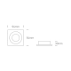 lafabryka.pl Oprawa podstropowa The Dual Ring GU10 Range 51105ABG/W ONE LIGHT