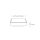 lafabryka.pl Plafon The LED Plafo Outdoor Square Plastic 67282N/AN/W ONE LIGHT