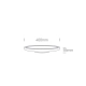 lafabryka.pl Plafon The LED Slim Line Plafo 62140FB/W/W ONE LIGHT 3000K