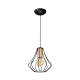lafabryka.pl LAMPA WISZĄCA WILL BLACK 1XE27 MLP4188 Milagro