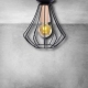 Lampa sufitowa WILL BLACK 1xE27 MLP4189 Milagro