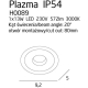 lafabryka Plazma H0088 Oprawa podtynkowa czarna IP54 MaxLight
