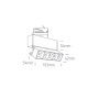 lafabryka.pl Reflektor 20W track spot with COB LED 65506BT/B/W ONE LIGHT