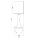 lafabryka.pl Lampa podłogowa TROYA ROUGE L232270301 4concepts