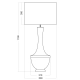 lafabryka.pl Lampa podłogowa TROYA ROUGE L232270328 4concepts