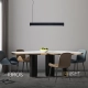 Lampa wisząca Ibros czarna 18W IP20 LED CCT LP-7001/1P 20 BK-63 18 CCT LIGHT PRESTIGE