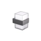 lafabryka.pl Kinkiet Lars Square Wall 3000K (dark grey) AZ4506 AZZARDO