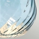 Mała lampa stołowa Lena – 2 źródła światła – Niebieskie szkło i jasnoniebieski abażur LENA-TL-S-BLUE Elstead Lighting