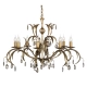 Żyrandol Lily – 8 źródeł światła LL8-ANT-BRZ Elstead Lighting