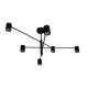 lafabryka.pl Lampa sufitowa czarna SNOW 6 LP-731/6P BK LIGHT PRESTIGE