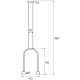 Lampa Wisząca Enigma Złota P0514 MAXLIGHT