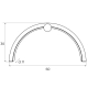 Kinkiet Trio Arc Matt Black Ip44 W0334 MAXLIGHT
