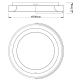Plafon Aruba 85W Biały C0286 MaxLight