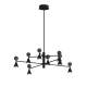 Lampa Wisząca Bingo 54W Czarny + Malachit P0684 MaxLight
