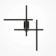 Lampa ścienna (kinkiet) Halo MOD248WL-L24BK Maytoni