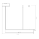 lafabryka.pl Lampa wisząca złota MIDWAY LP-033/1P L GD LIGHT PRESTIGE