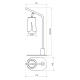 FLOWER WHITE CHROME LAMPKA GABINETOWA 1xGU10 ML0276 MILAGRO