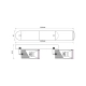 NEO WHITE CHROME SPOT 2xGU10 ML0288 MILAGRO