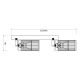 VERTICAL WHITE SPOT 2xGU10 ML0305 MILAGRO