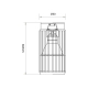 VERTICAL WHITE DOWNLIGHT 1xGU10 ML0302 MILAGRO
