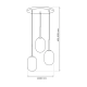 Lampa wisząca ALIAS GOLD 3xE14 koło ML0315 MILAGRO