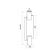 GENESIS WALL BLACK GOLD 2xGU10 ML0380 MILAGRO
