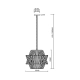 Żyrandol CROWN GOLD 12xE14 ML0401 MILAGRO