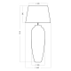 MONACO lampa stołowa L208062257 4Concepts
